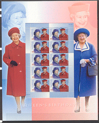 Australia 1999 QEII / Queen Mother / Royalty P Pack s3325