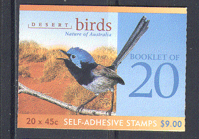 Australia 2001 Desert Birds / Nature 20v s / a bklt n14757