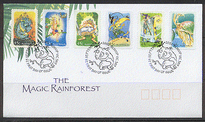 Australia 2002 Magical / Insects / Fairies s / a 6v FDC s1966