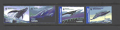 Australia 2006 WWF Endangered Animals/ Whales/ Marine/ Nature 4v set (n15666)