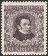 Austria 1922 Musicians Fund/ Franz Schubert/ Composers/ Music/ People/ Entertainment 1v (n43680)