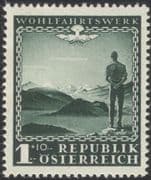 Austria 1945 Charity/ Welfare Fund/ Charities/ Mountains/ Health/ Medical 1v (at1077a)