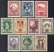 Austria 1947 Art / Buildings / Architecture / Paintings / Printing 10v set (n37400)