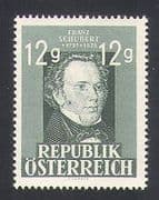 Austria 1947 Schubert / Music / Composer / People 1v (n34730)