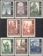 Austria 1948 Cathedral/ Buildings/ Architecture/ Church/ Statues/ Art 8v set (n42226)