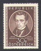 Austria 1949 Strauss / Music / Composers / Waltz / Dance / Dancing / People 1v (n37747)