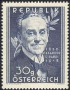 Austria 1950 Alexander Girardi/ Actor/ Theatre/ Entertainment/ People 1v (at1100a)