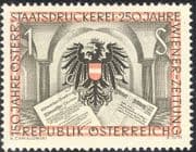 Austria 1954 State Print Works/ Printing/ Newspaper/ State Arms 1v (n44490)