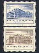 Austria 1955 Buildings / Architecture / Opera House / Theatre / Music 2v set (n33746)