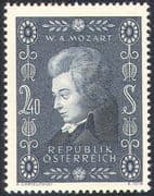 Austria 1956 Mozart/ Music/ Composers/ Entertainment/ Opera/ People 1v (n37746)