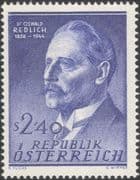 Austria 1958 Oswald Redlich/ Historian/ Writer/ Author/ History/ People 1v (at1113a)