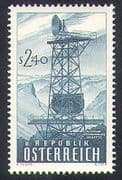 Austria 1959 Radio / Tower / Communications / Microwave / Telecomms 1v (n38519)