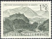 Austria 1960 Carinthia/ Carinthian Plebiscite/ Politics/ Government/ Trees/ Forest/ Castle/ Heritage 1v (n44476)