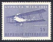 Austria 1961 Plane / Aircraft / Flight / Aviation 1v (n24242)