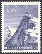 Austria 1961 Weather Station/ Meteorology/ Meteorological Observatory/ Mountains/ Nature 1v (n42679)