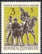 Austria 1963 Horse/ Rider/ Courier/ Postmen/ Animals/ Postal Conference/ Transport 1v (n24751)