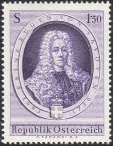 Austria 1963 Prince Eugene of Savoy/ Royal/ Royalty/ People/ Military 1v (at1104a)