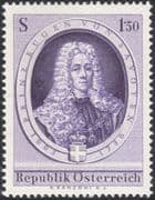 Austria 1963 Prince Eugene of Savoy/ Royal/ Royalty/ People/ Military 1v (at1104a)