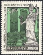 Austria 1964 Parliament/ Science/ Conference/ Statue/ Carving/ Art/ Sculpture/ Buildings 1v (at1063a)