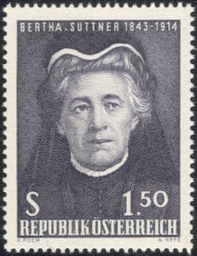 Austria 1965 Bertha v.Suttner/ Writer/ Nobel Prize/ Authors/ Writers 1v (at1103a)