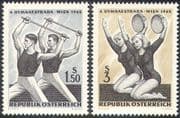 Austria 1965 Gymnastics/ Sports/ "Gymnaestrada"/ Sport 2v set (n42161)