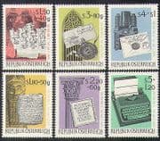 Austria 1965 Writing / Language / Hieroglyphics / Tablet / Letter / Seal / WIPA 6v (n38530)