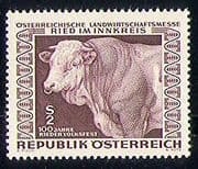 Austria 1967 Bull/ Cattle/ Nature/ Domestic Animals/ Farming 1v (n29243)