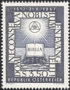 Austria 1967 Martin Luther/ Religion/ Protestant Reformation/ Bible/ Books 1v (at1610a)
