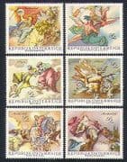 Austria 1968 Art / Paintings / Frescoes / Religion / Artists 6v set (n32767)