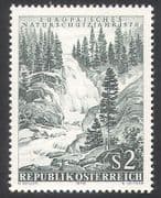 Austria 1970 Waterfall / Park / Forest / Trees / nature / Conservation 1v (n24864)