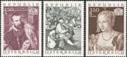 Austria 1971 Art/ Artists/ Paintings/ Painters/ Durer/ Titian/ Brueghel 3v set (at1156a)