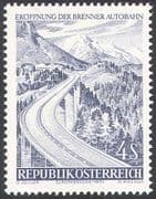 Austria 1971 Brenner Highway/ Road/ Bridge/ Building/ Transport/ Motoring 1v (n29005)
