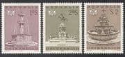 Austria 1972 Art Treasures / Fountains / Engineering / Carving / Heritage 3v set n39656