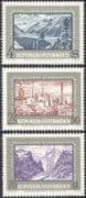Austria 1972 Dam/ Power /Energy/ Water/ Buildings/ Electricity/ Mountains 3v set (n42155)
