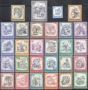 Austria 1973 Views / Mountains / Castles / Fort / Waterfall / Buildings / Tourism 28v n38683