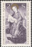 Austria 1975 Christmas/ Greetings/ Virgin/ Child/ Carving/ Sculpture/ Art/ Artists/ Sculptors 1v (at1031a)