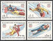 Austria 1975 Olympic Games / Olympics / Sports / Skiing / Shooting / Skating 4v (n40722)