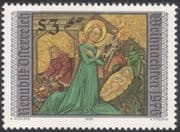 Austria 1976 Christmas/ Greetings/ Nativity/ Cattle/ Painting/ Art/ Artists 1v (at1032a)