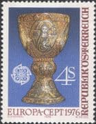Austria 1976 Europa/ Tassilo Chalice/ Gold/ Craft/ Art/ Metalwork/ Cup 1v (at1185a)