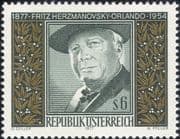 Austria 1977 Herzmanovsky-Orlando/ Writer/ Authors/ Writers/ Books/ People 1v (s5064b)