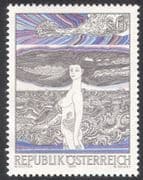 Austria 1977 Modern Art/ Painting/ Nude/ Woman/ Contemporary/ Paintings 1v (n25524)