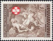 Austria 1977 Samaritan Workers/ Medical/ Health/ Welfare/ First Aid/ Art 1v (s5064f)