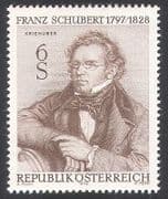 Austria 1978 Franz Schubert / Composers / Music / People / Waltz / Dance 1v (n40700)