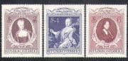 Austria 1980 Empress Maria Theresa / Royalty / Art / Paintings / Portraits 3v set n37408