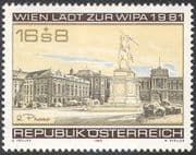 Austria 1980 WIPA/ StampEx/ Buildings/ Statue/ Architecture/ "Phase 2" 1v (n42683)