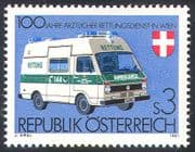 Austria 1981 Ambulance / Emergency Vehicle/ Transport/ Welfare/ Motoring 1v (n23126)