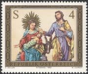 Austria 1983 Christmas/ Greetings/ Nativity/ Crib/ Paintings/ Painters/ Art 1v (at1038a)