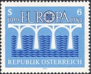 Austria 1984 Europa/ CEPT 25th Anniversary/ Bridges Emblem/ Animation 1v (at1010a)