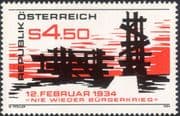 Austria 1984 Insurrection/Civil War/Politics/Military/Memorial/People 1v( at1015a)