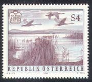 Austria 1984 National Parks / Lake / Swans / Birds / Nature / Conservation 1v (n38587)